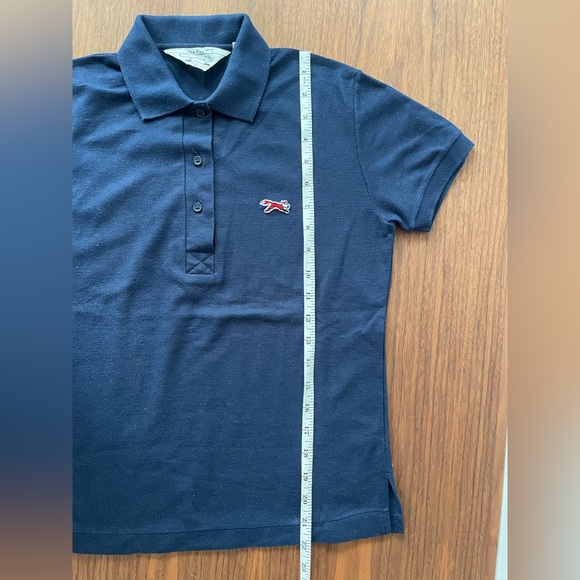 “The Fox” Brand Vintage Polo Shirt in Navy, Size M - Picture 6 of 7